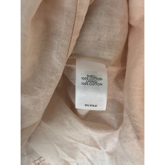 J. Jill Women's Maxi Dress 2X XXL Tiered Floral 100% Cotton Sleeveless Pockets - Picture 6 of 11